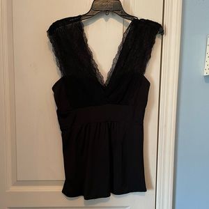 Black Lacey Blouse